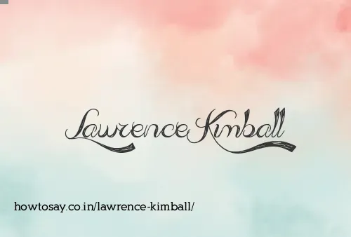 Lawrence Kimball