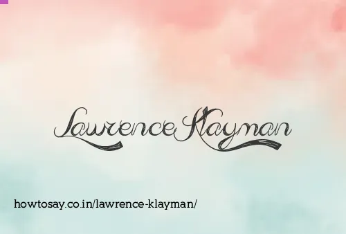 Lawrence Klayman