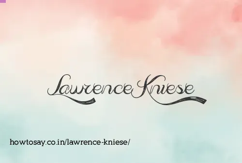 Lawrence Kniese
