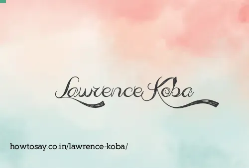 Lawrence Koba