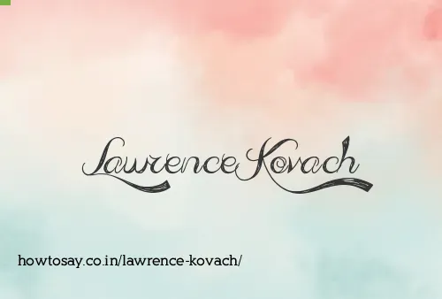 Lawrence Kovach
