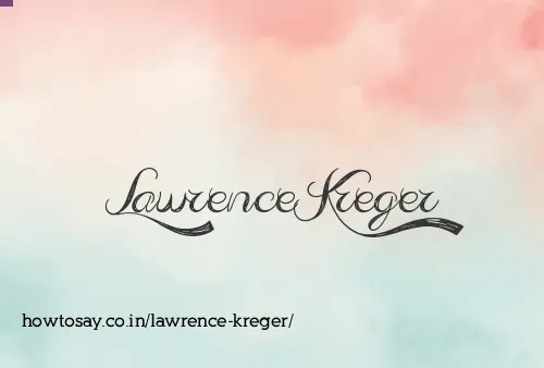 Lawrence Kreger