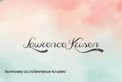 Lawrence Krusen