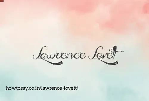 Lawrence Lovett