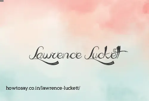 Lawrence Luckett