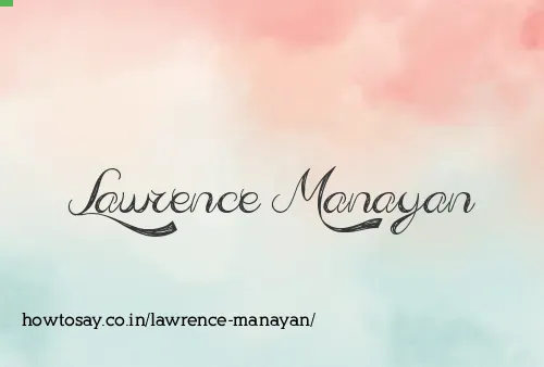 Lawrence Manayan