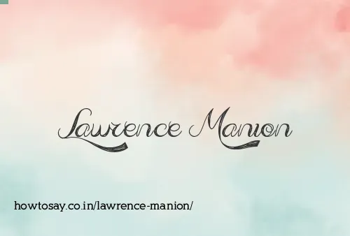 Lawrence Manion
