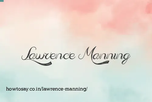 Lawrence Manning