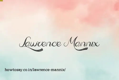 Lawrence Mannix
