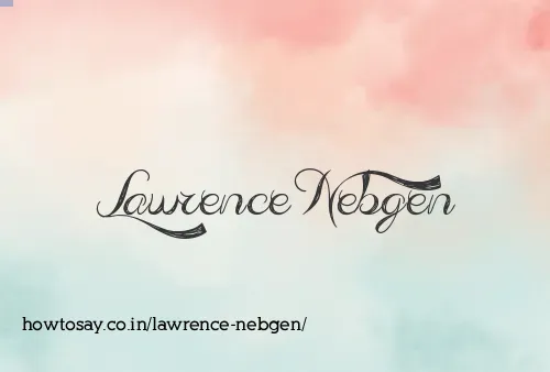 Lawrence Nebgen