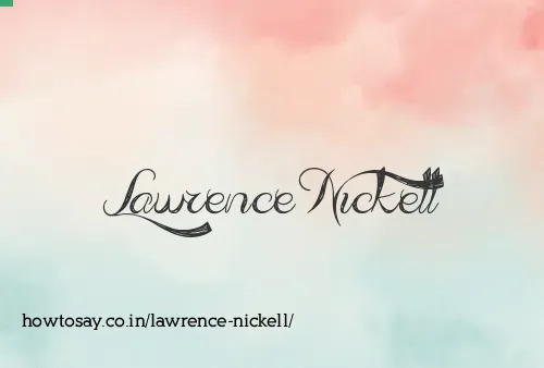 Lawrence Nickell