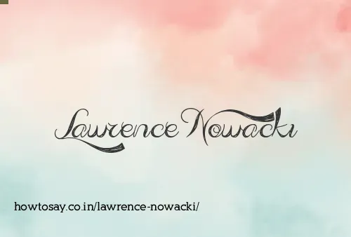 Lawrence Nowacki