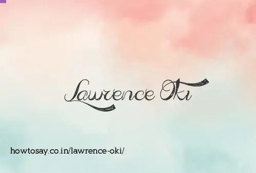 Lawrence Oki