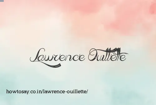 Lawrence Ouillette