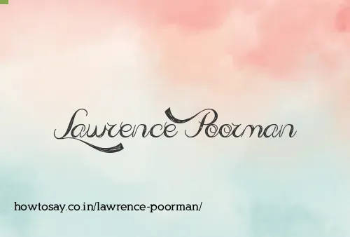 Lawrence Poorman