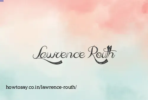 Lawrence Routh