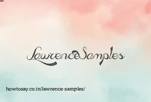 Lawrence Samples