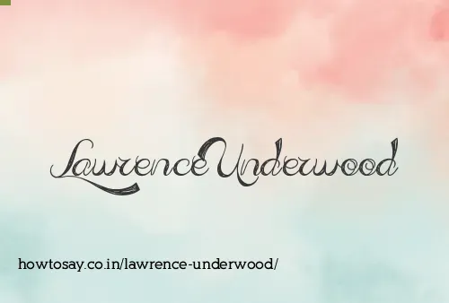Lawrence Underwood