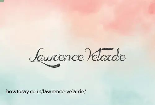 Lawrence Velarde