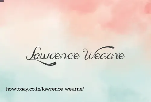 Lawrence Wearne