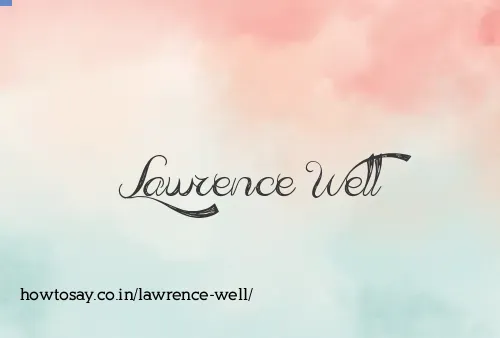 Lawrence Well