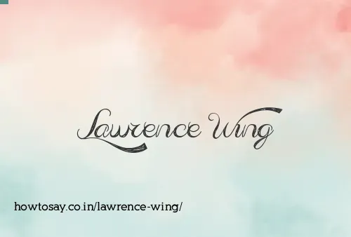 Lawrence Wing