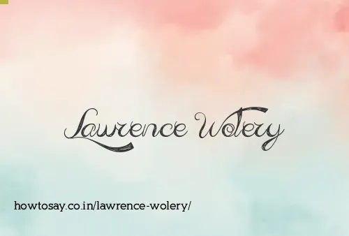 Lawrence Wolery