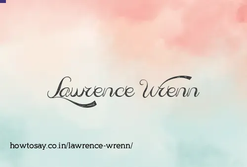 Lawrence Wrenn