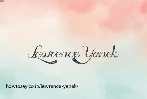 Lawrence Yanek