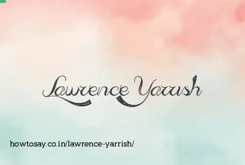 Lawrence Yarrish