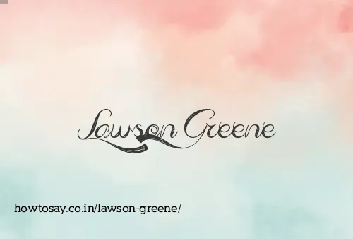 Lawson Greene