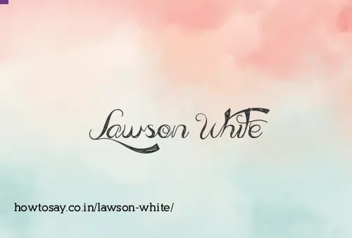 Lawson White