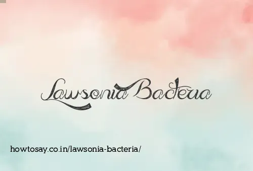 Lawsonia Bacteria