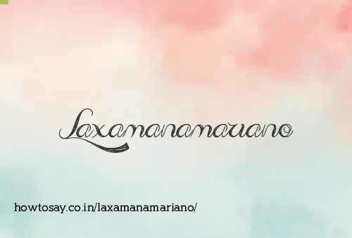 Laxamanamariano