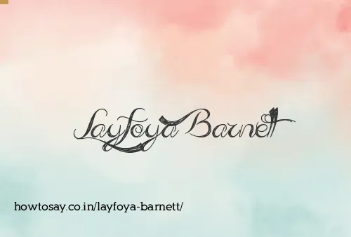 Layfoya Barnett