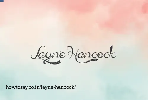 Layne Hancock