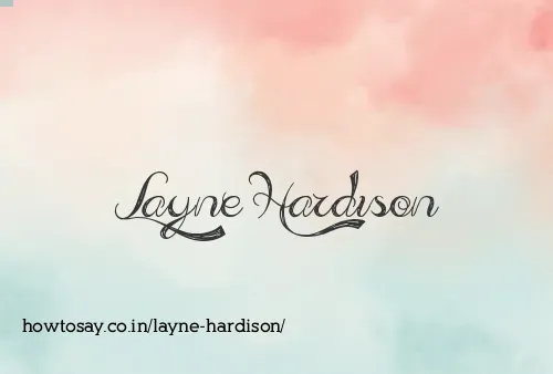 Layne Hardison