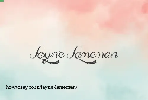 Layne Lameman