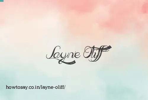 Layne Oliff