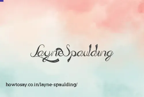 Layne Spaulding