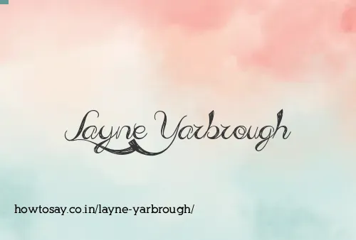 Layne Yarbrough