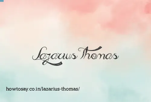 Lazarius Thomas