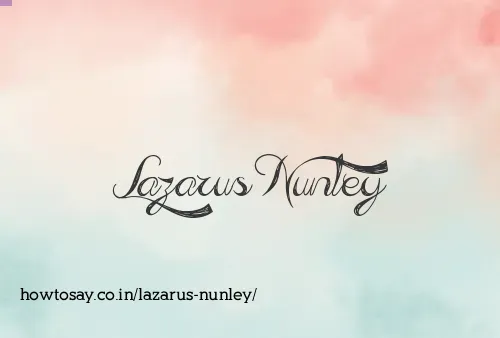 Lazarus Nunley