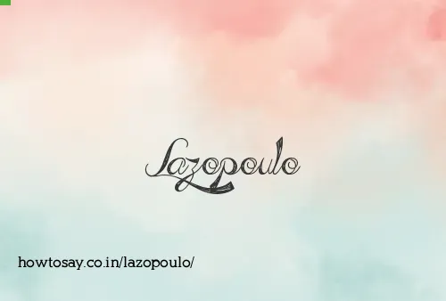 Lazopoulo