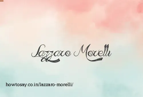 Lazzaro Morelli