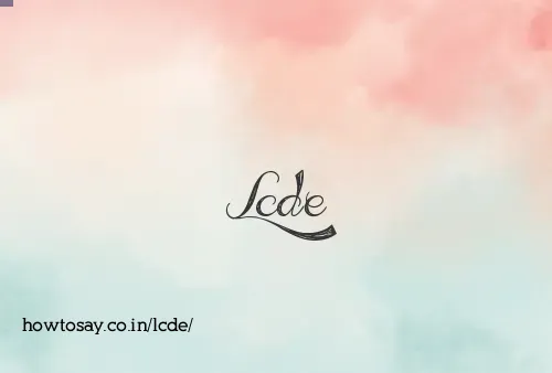 Lcde