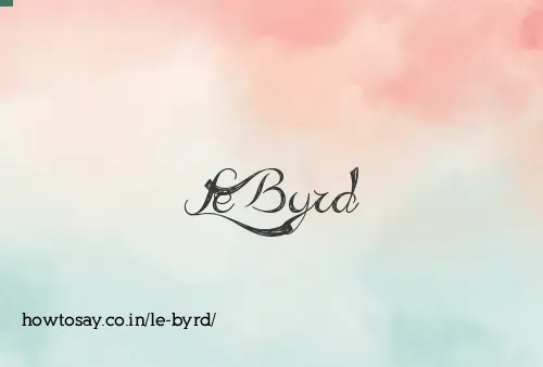 Le Byrd