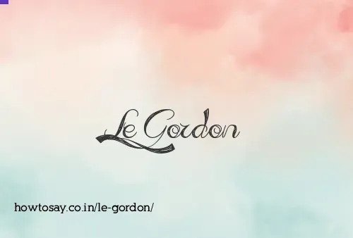 Le Gordon