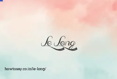 Le Long
