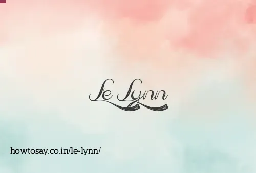 Le Lynn